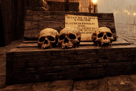 Plague warning sign made with AI