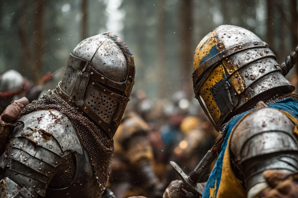 Image of brutal medieval combat